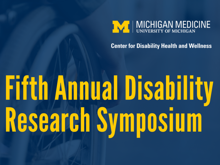 5th Annual Disability Research Symposium