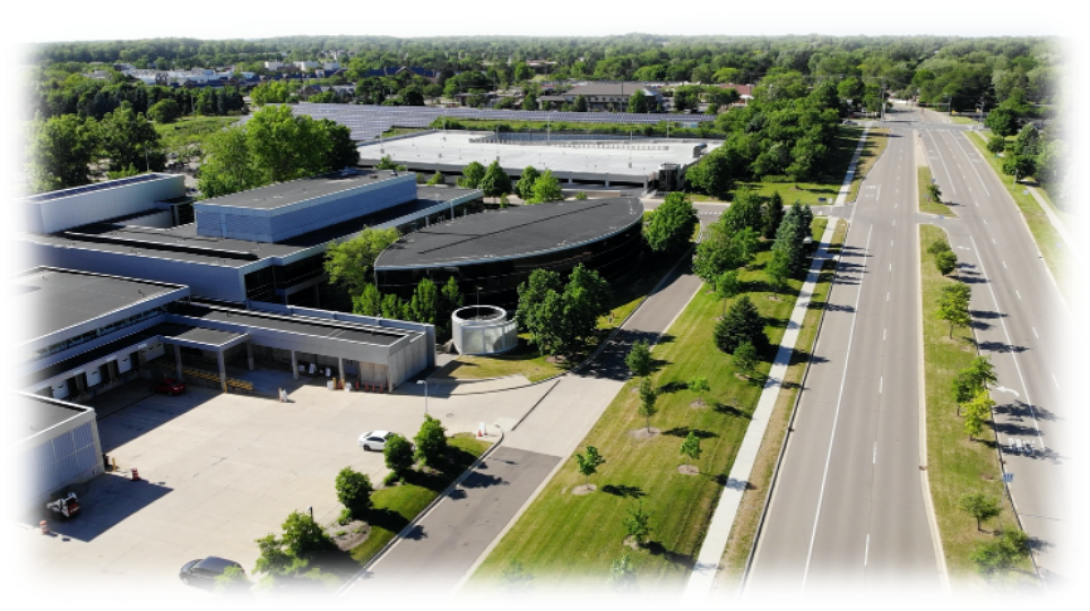 aerial photo of the NCRC Dock